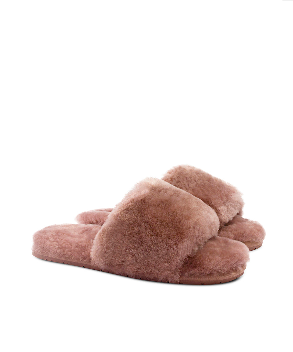 Women's UGG Fluffy Slipper | Red Kado