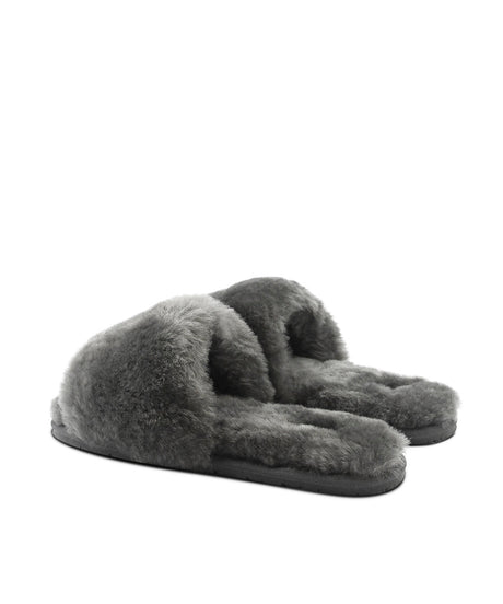 Women's UGG Fluffy Slipper | Red Kado