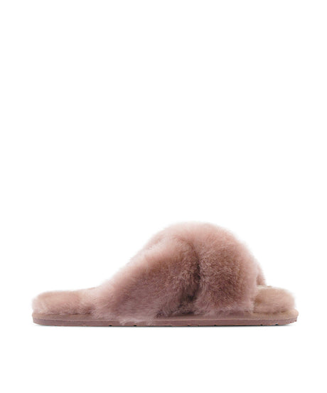 Women's UGG Premium Cross Over Slippers | Red Kado