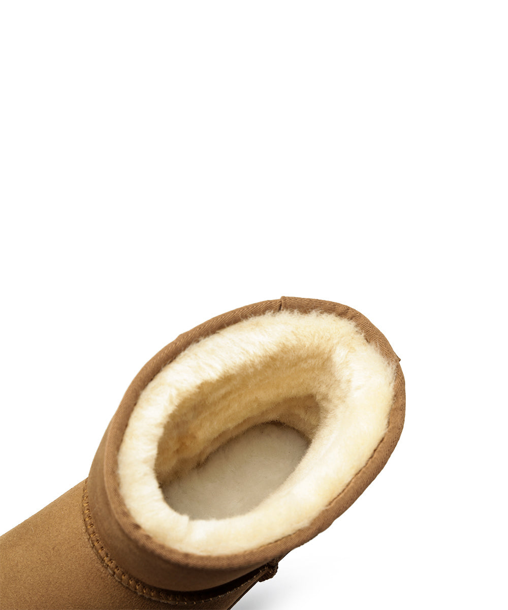 Men's Luxe Classic Mini UGG Big Size | Red Kado