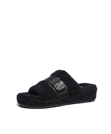 Women’s Jule Fluffy Slide | Red Kado