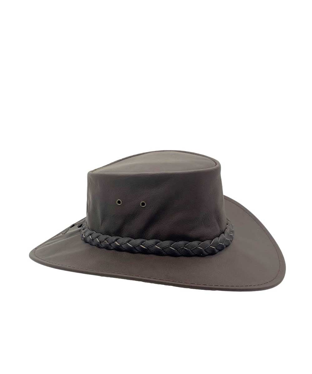 Jacaru Kangaroo Leather Hat | Red Kado