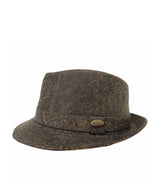 Jacaru Kangaroo Leather Trilby Hat | Red Kado