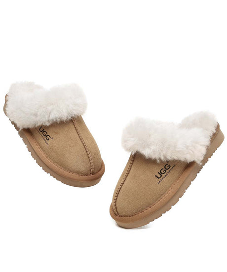 Kid’s Fuzzy UGG Slippers | Red Kado