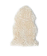 Lambskin Short Wool Baby Play Rug in Ivory | Red Kado