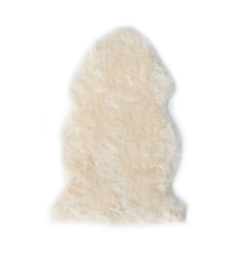Lambskin Short Wool Baby Play Rug in Ivory | Red Kado