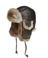 UGG Rabbit Fur Aviator Hat | Red Kado