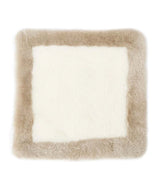 Sheepskin Border Cushion | Red Kado