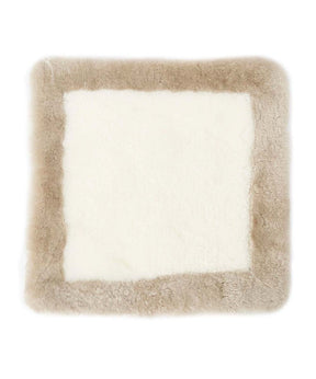 Sheepskin Border Cushion | Red Kado