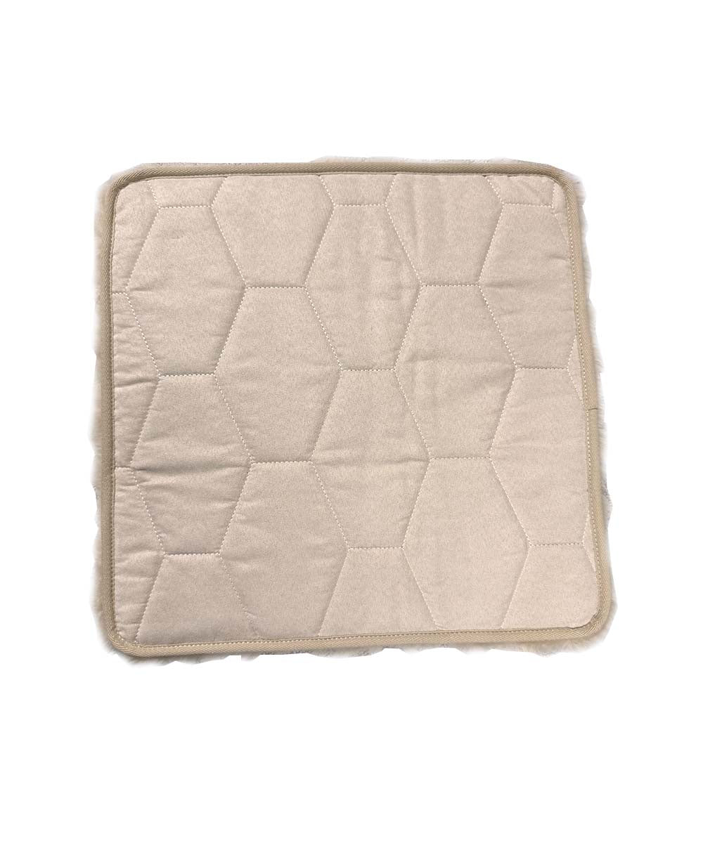 Sheepskin Border Cushion | Red Kado