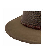 Jacaru Summer Breeze Suede Hat | Red Kado