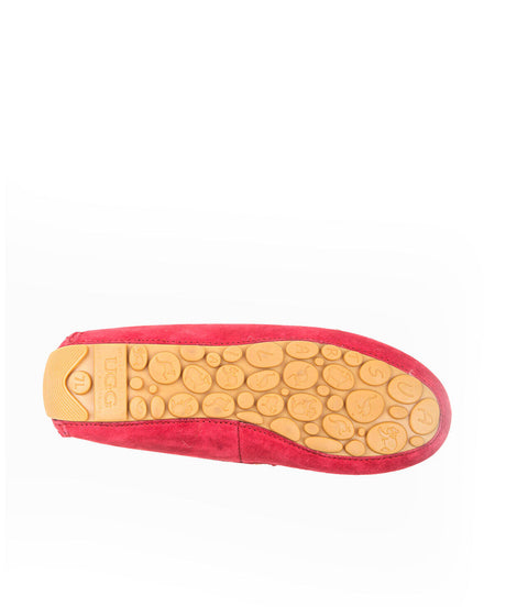 Women's UGG Fur Moccasin | Red Kado