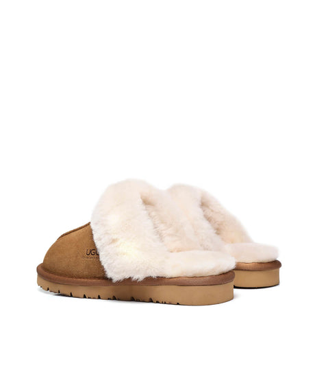 Men's UGG Fuzzy Slipper | Red Kado