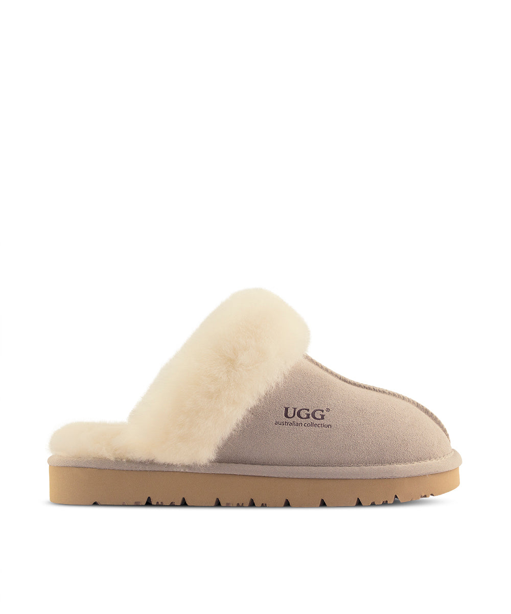 Men's UGG Fuzzy Slipper | Red Kado