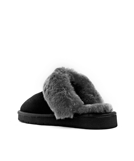 Men's UGG Fuzzy Slipper | Red Kado