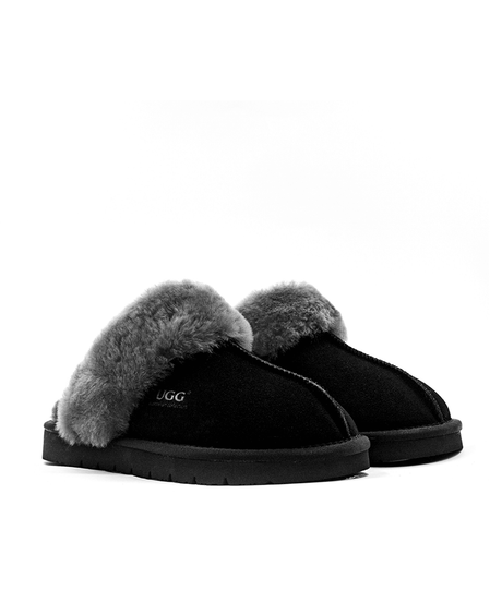Men's UGG Fuzzy Slipper | Red Kado