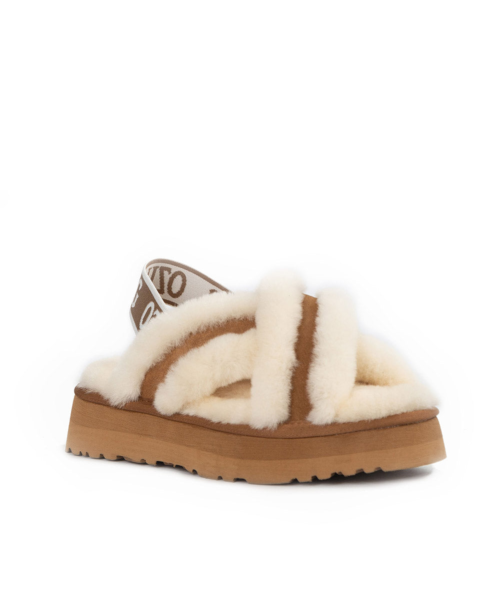 Women's UGG Ariel Platform Slippers | Red Kado