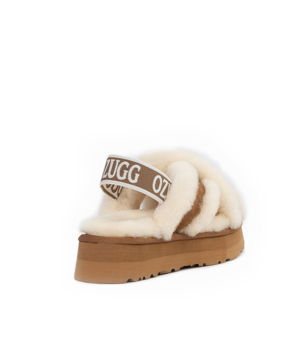 Women's UGG Ariel Platform Slippers | Red Kado