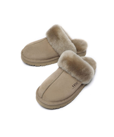 Women's UGG Fuzzy Summer Slippers | Red Kado