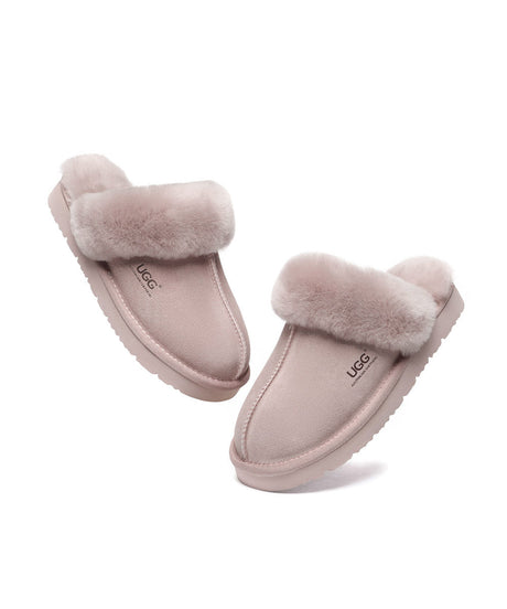 Women's UGG Fuzzy Summer Slippers | Red Kado
