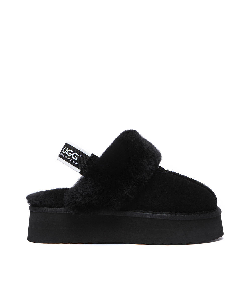 Women's UGG Platform Scuff Slipper | Red Kado