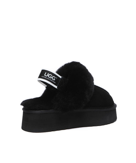 Women's UGG Platform Scuff Slipper | Red Kado