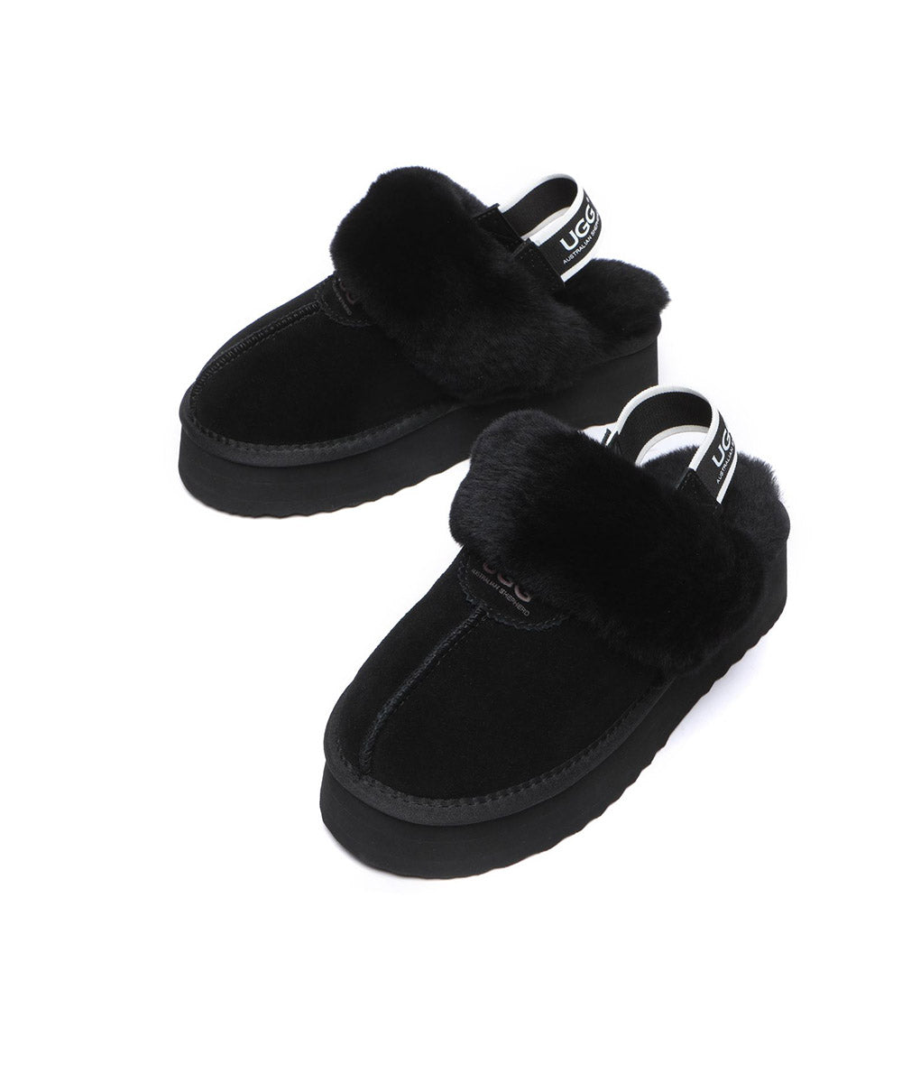 Women's UGG Platform Scuff Slipper | Red Kado