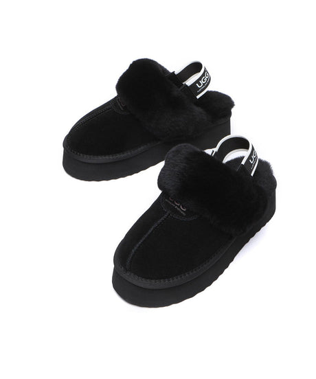 Women's UGG Platform Scuff Slipper | Red Kado