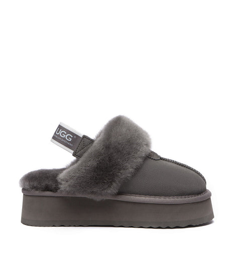 Women's UGG Platform Scuff Slipper | Red Kado
