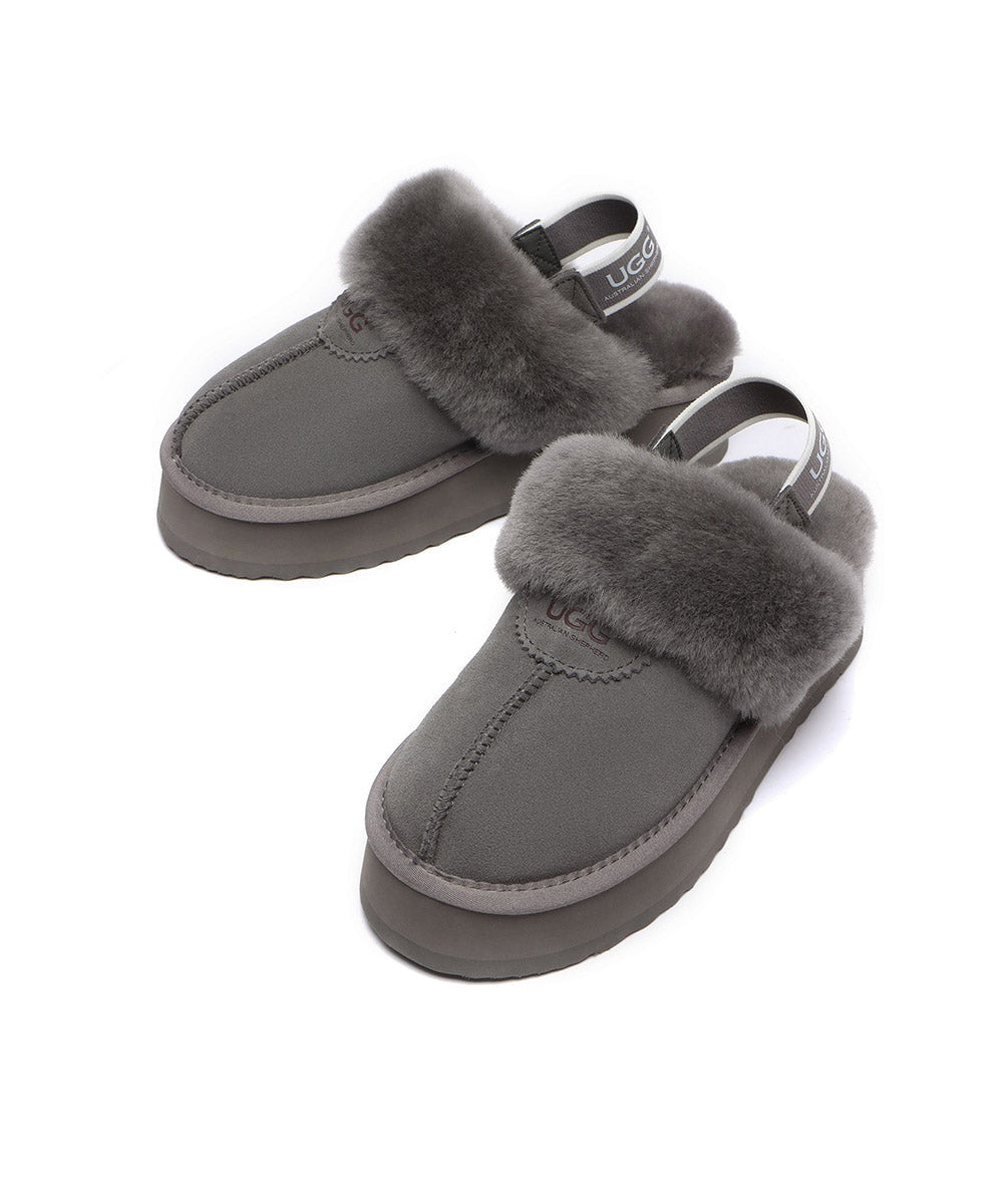 Women's UGG Platform Scuff Slipper | Red Kado