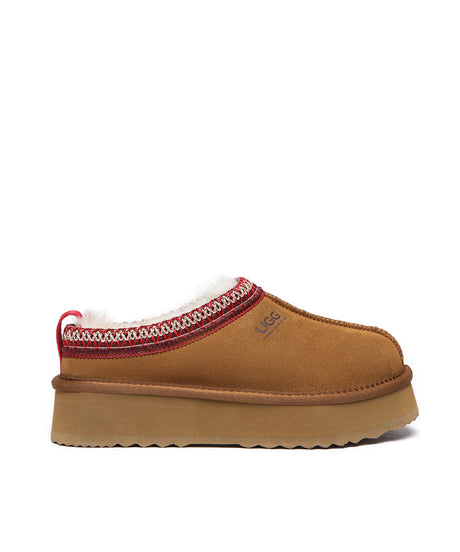 Women's UGG Tassy Platform Moccasin | Red Kado