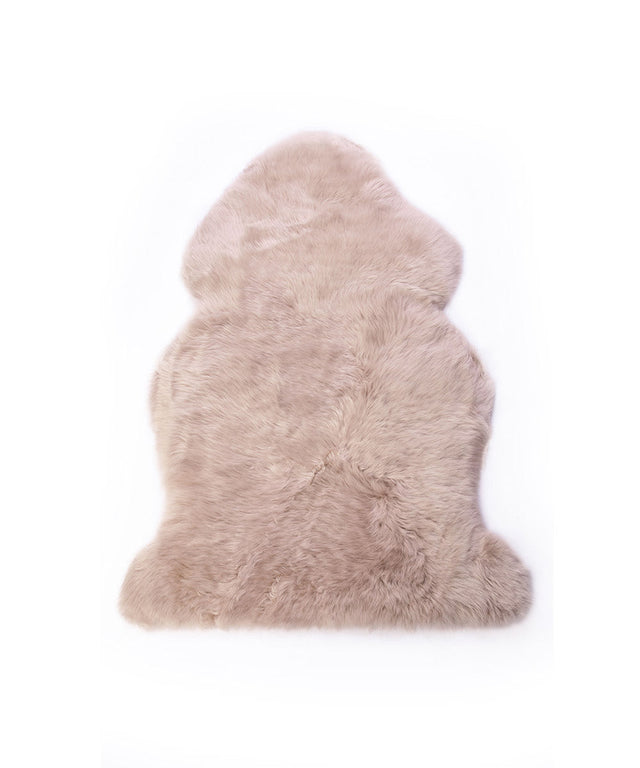 Australian Sheepskin Long Wool Rug in Camel