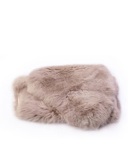 Australian Sheepskin Long Wool Rug in Camel