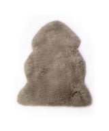 Australian Sheepskin Long Wool Rug in Mushroom