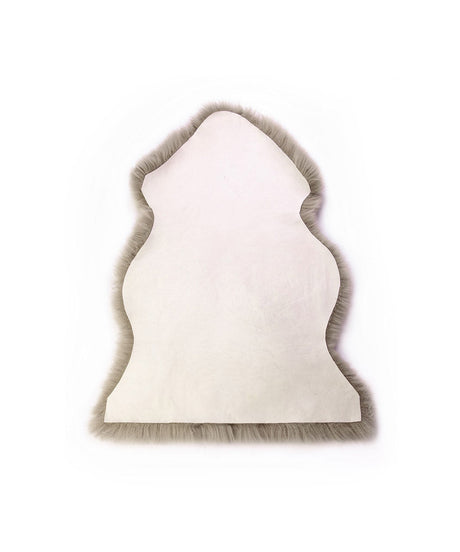 Australian Sheepskin Long Wool Rug in Mushroom