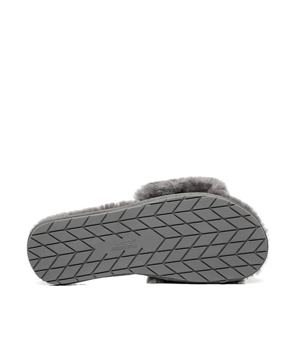 Women's UGG Flossy Slippers | Red Kado
