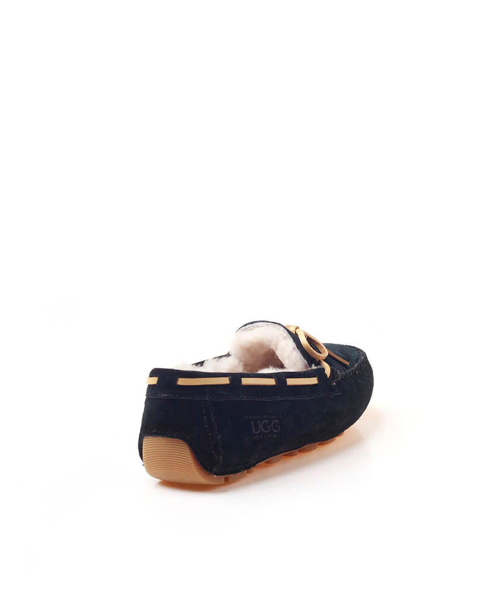 Women's UGG Fur Moccasin | Red Kado