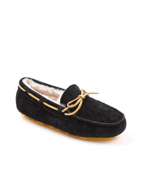 Women's UGG Fur Moccasin | Red Kado