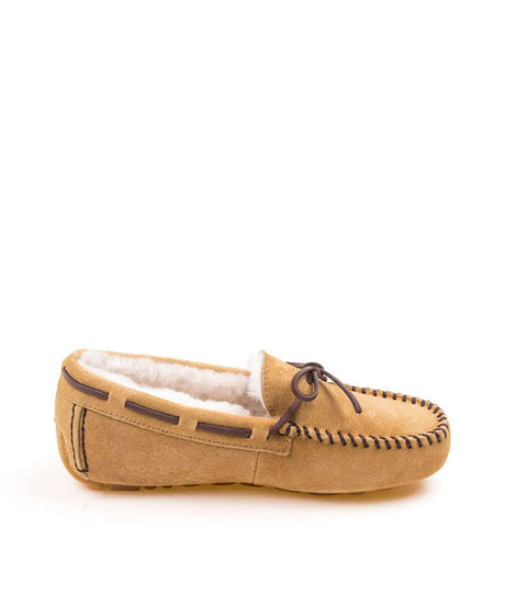 Women's UGG Fur Moccasin | Red Kado
