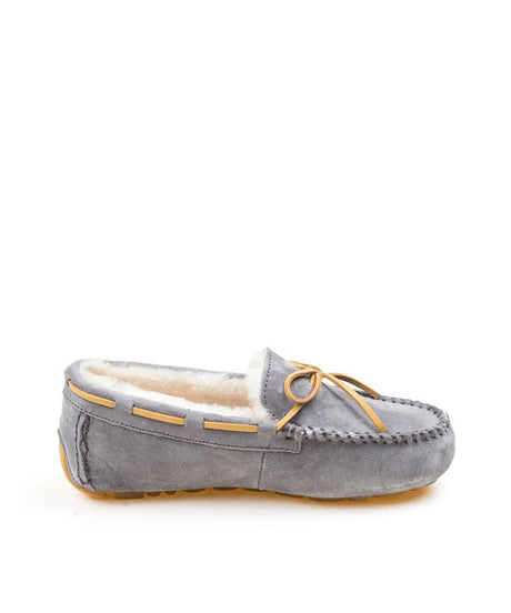 Women's UGG Fur Moccasin | Red Kado