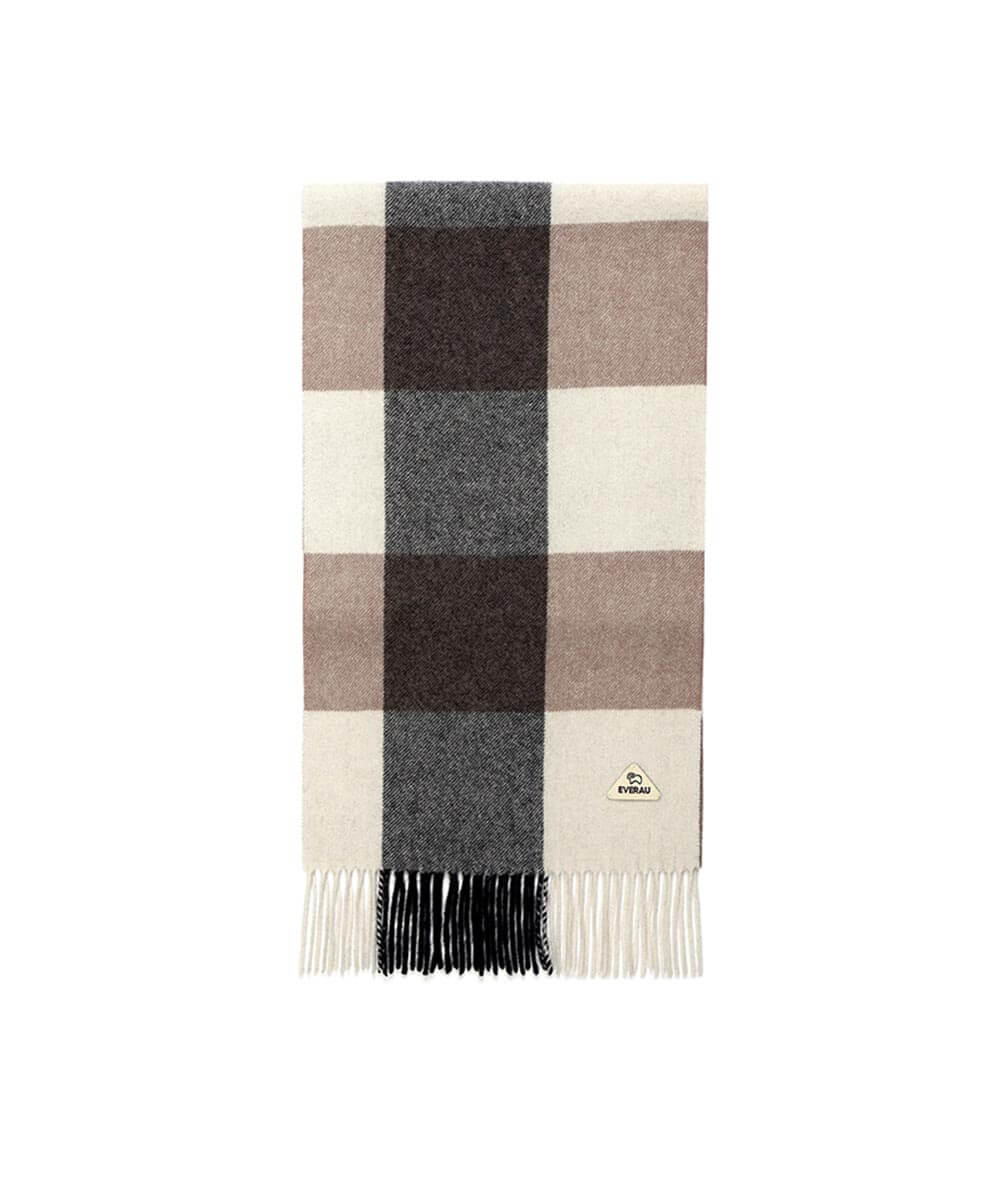 Wool Tartan Scarf | Red Kado