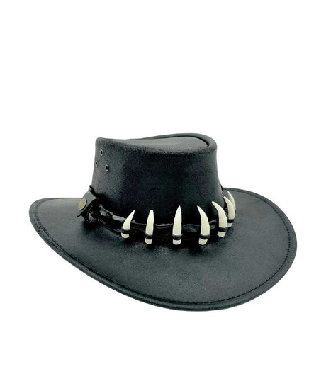 Jacaru Wallaroo Oil Croc Tooth Hat | Red Kado