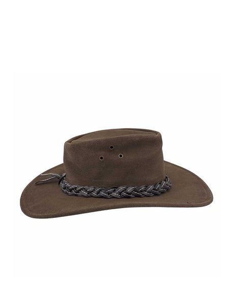 Jacaru Wallaroo Suede Hat | Red Kado