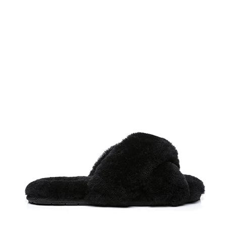 Women's UGG Premium Cross Over Slippers | Red Kado