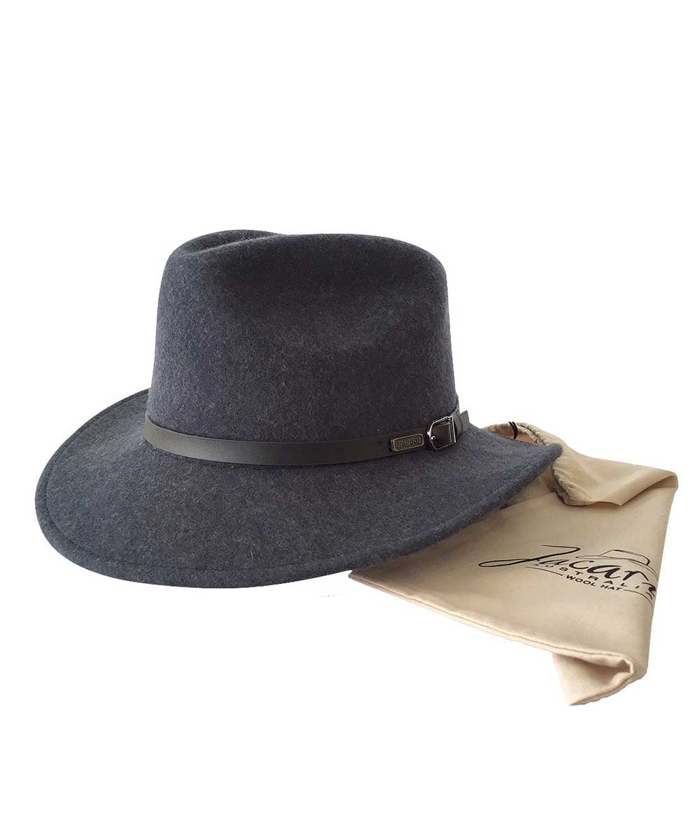 Jacaru Wool Traveler Hat | Red Kado