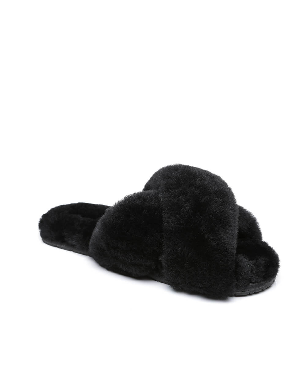 Women's UGG Premium Cross Over Slippers | Red Kado