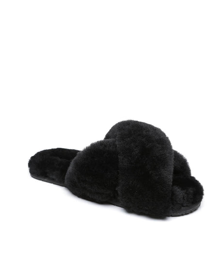 Women's UGG Premium Cross Over Slippers | Red Kado
