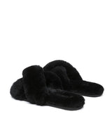 Women's UGG Premium Cross Over Slippers | Red Kado