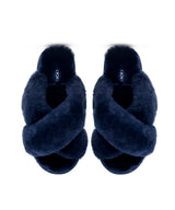 Women's UGG Premium Cross Over Slippers | Red Kado