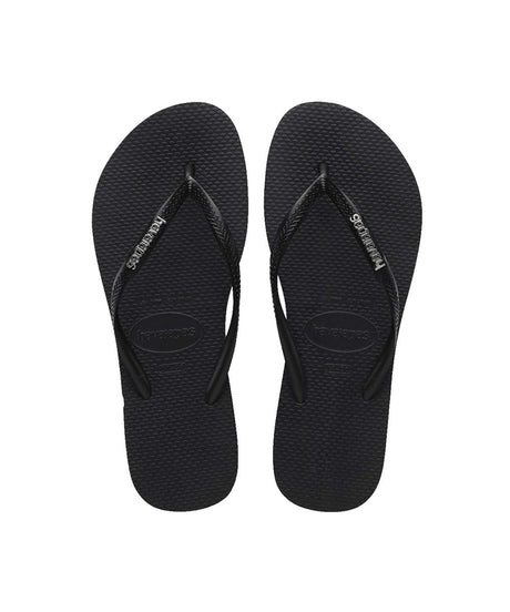 Havaianas Women's Slim Metal Logo Thongs | Red Kado